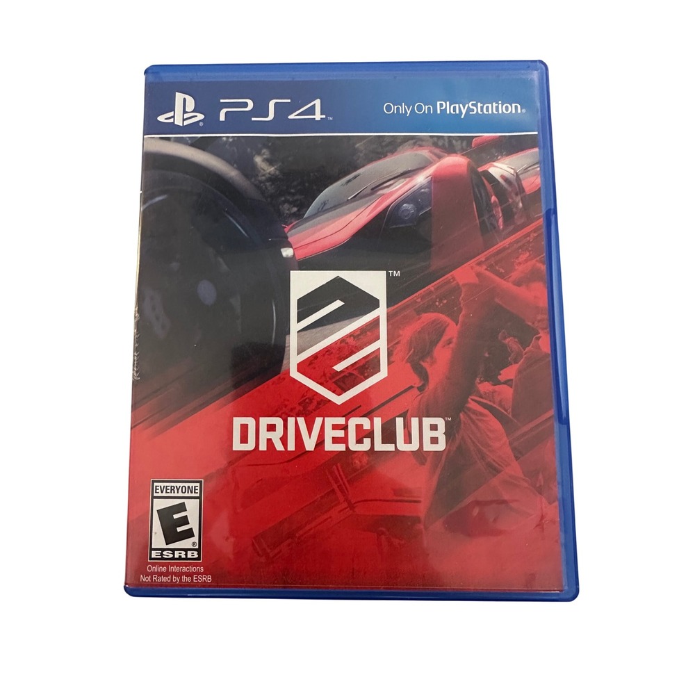 Sony PS4 Blue Driveclub Racing Simulation Video Game One Size